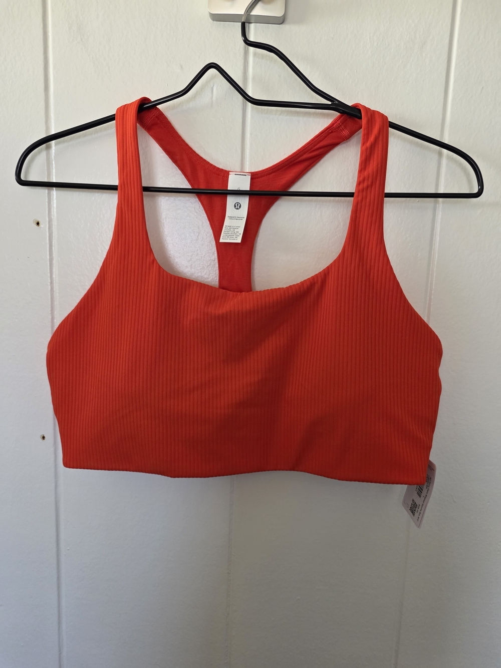Lululemon All-Time Hero Ribbed Bra B/C NWT Size Large